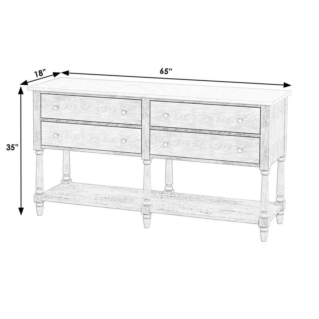 Black Marble Sideboard F158