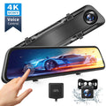 4K 12 Mirror Dash Cam Front & Rear View Dual Dash Camera S274112