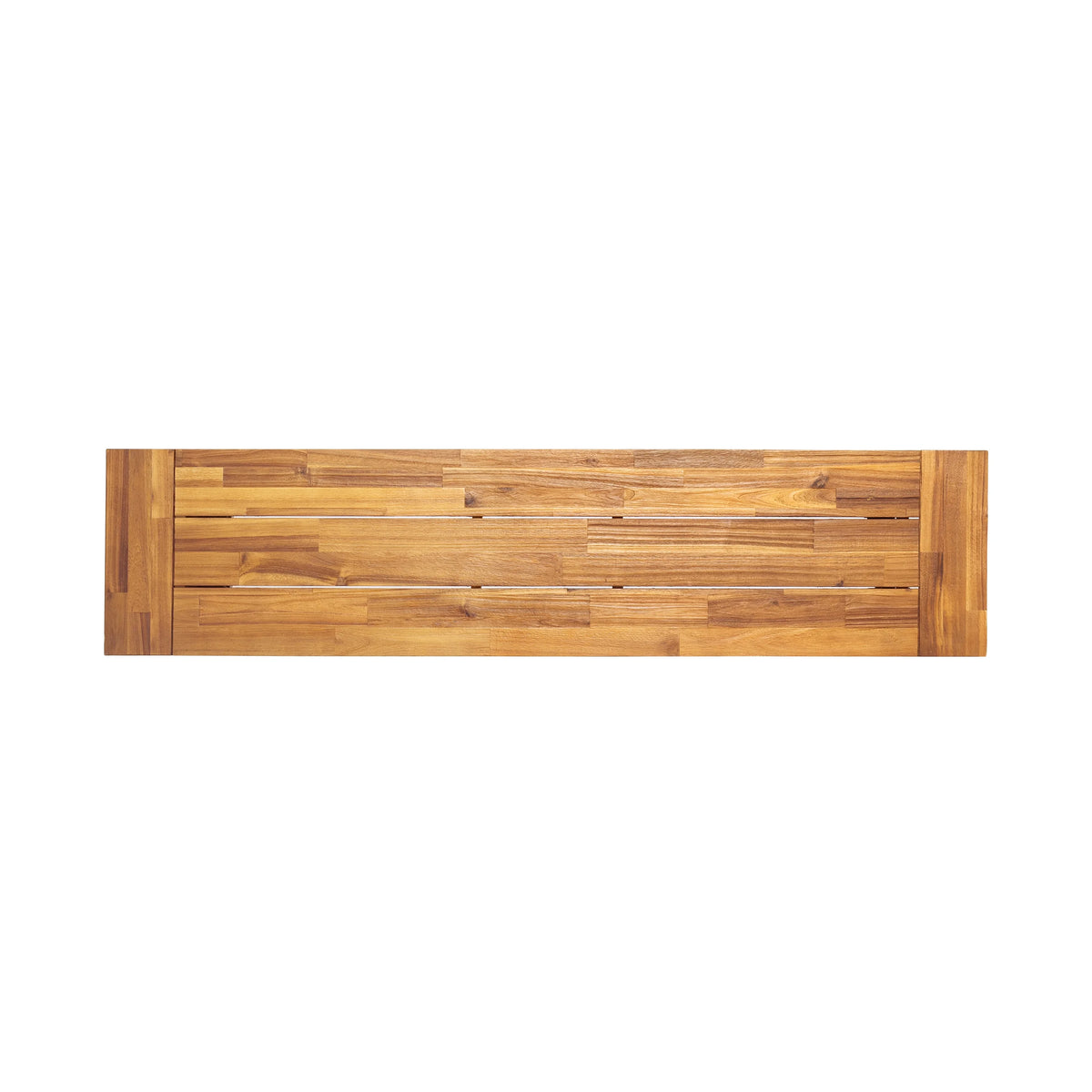 Acacia Wood Outdoor Benches Set of 2 X666858