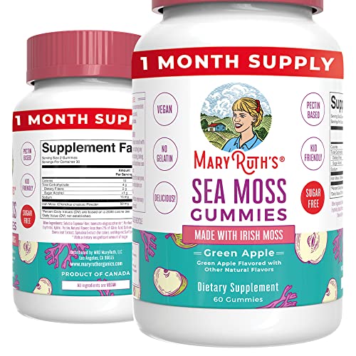 Sugar Free Irish Sea Moss Gummies 60 Count C294218
