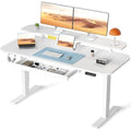 Black Electric Standing Desk with Drawers I6087