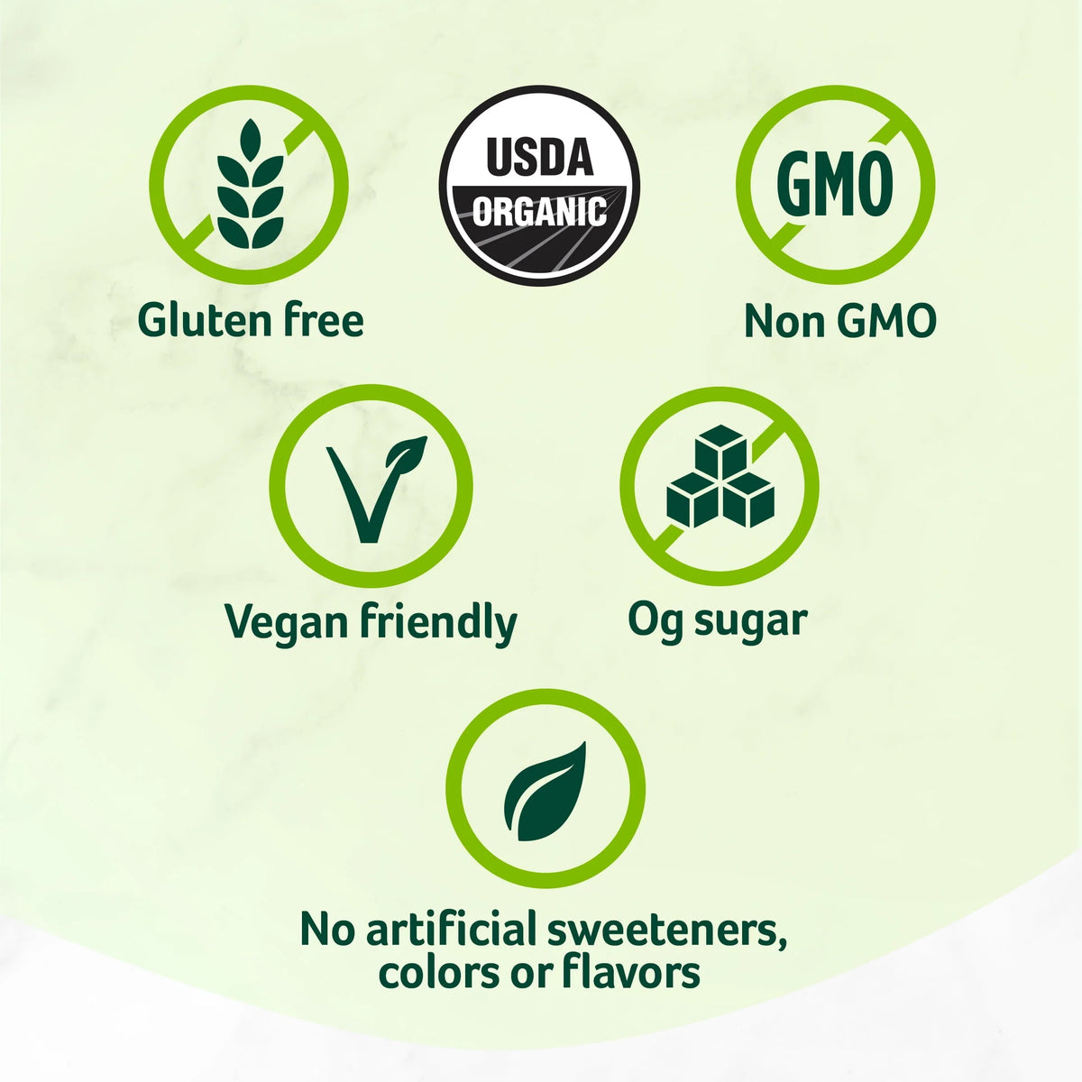 Organic Greens Superfood Powder, Unflavored, 8.57 oz F10188
