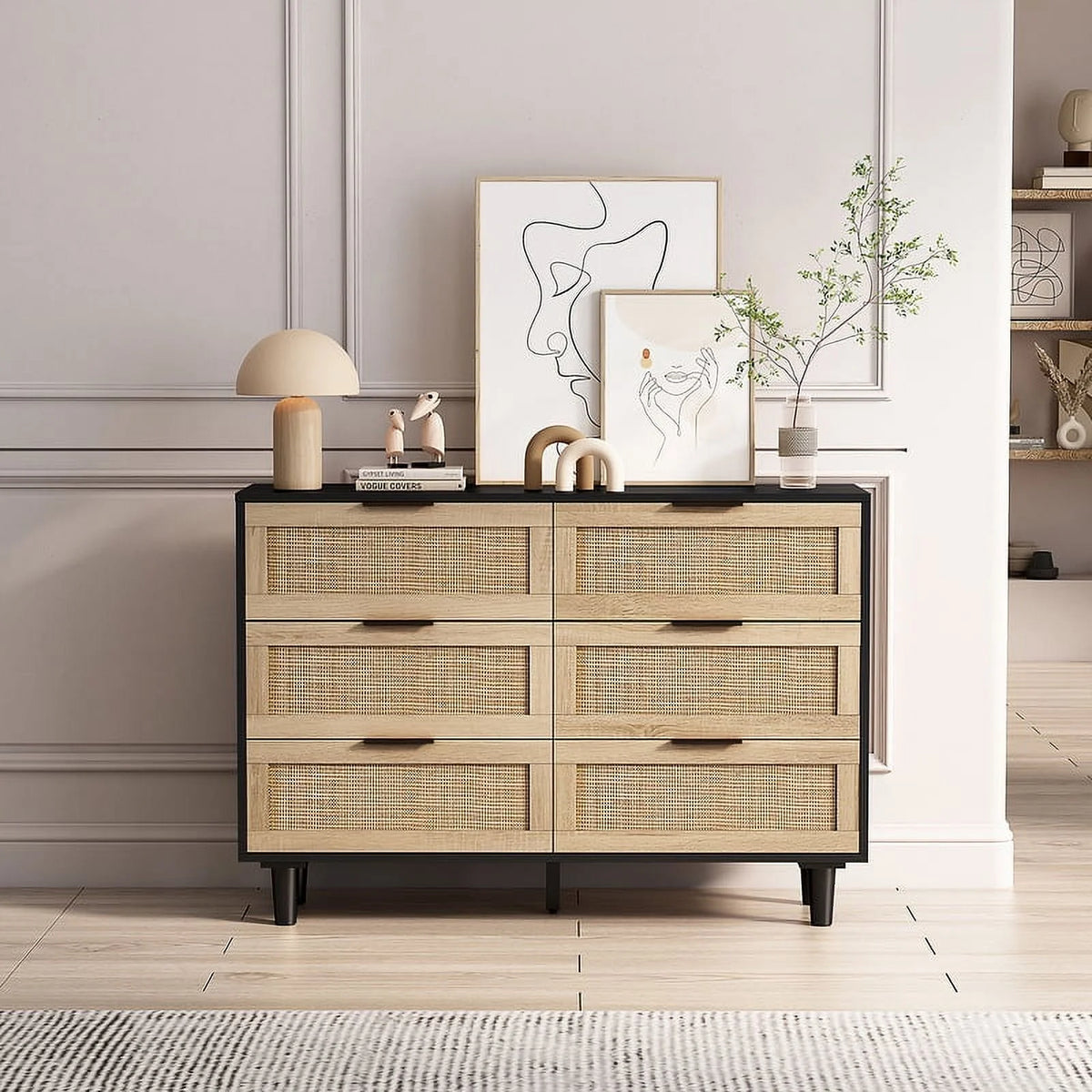 Rattan Storage Cabinet R117