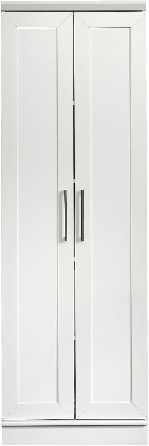 Soft White Storage Cabinet Y615