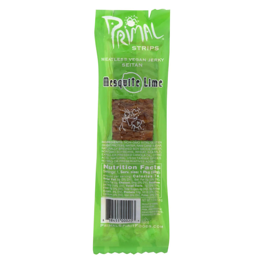 Vegan Seitan Jerky Mesquite Lime 1 oz Case of 24 P661625