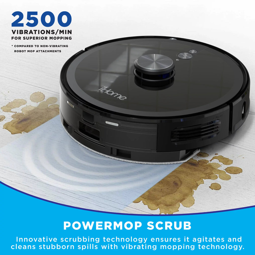 3-in-1 Robot Vacuum with Vibrating Mop V42450