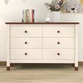 Wooden Storage Dresser with 6 Drawers F558