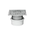 PVC Adjustable Pipe Fit Drain with Cast Nickel Grate K135572