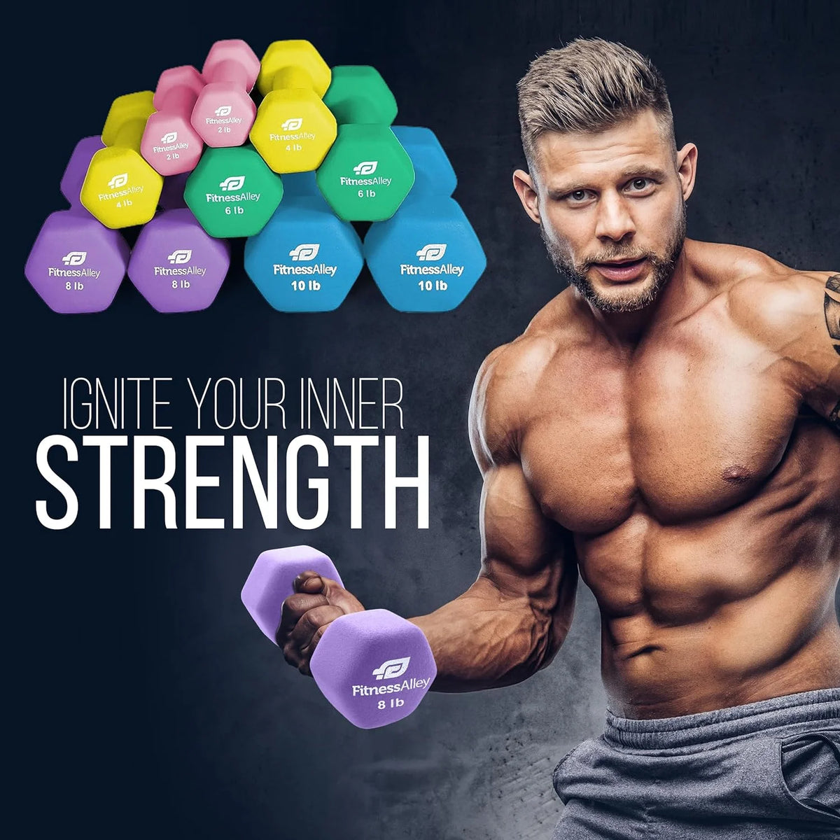 Neoprene Hex Dumbbells Set X30986