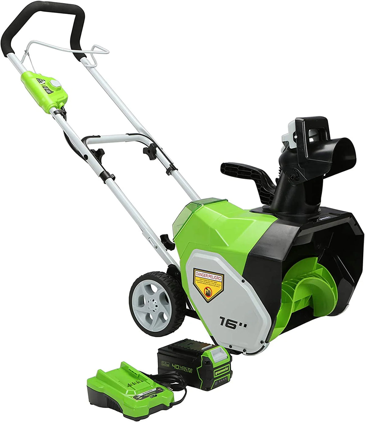 40V 16 Cordless Snow Thrower with 5Ah Battery and Charger Z85031