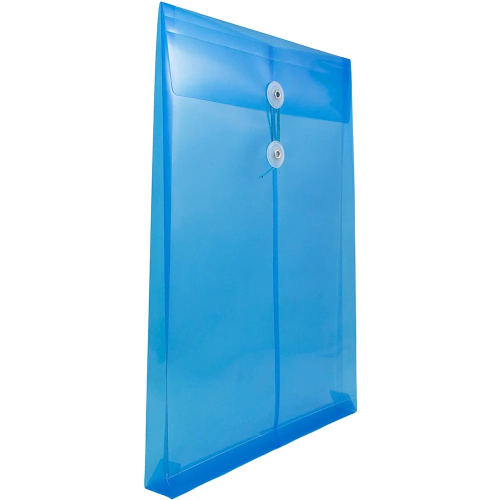 Blue Plastic Envelopes 12/Pack X769
