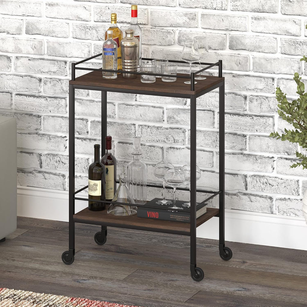 23.5'' Wide Rectangular Bar Cart V79027