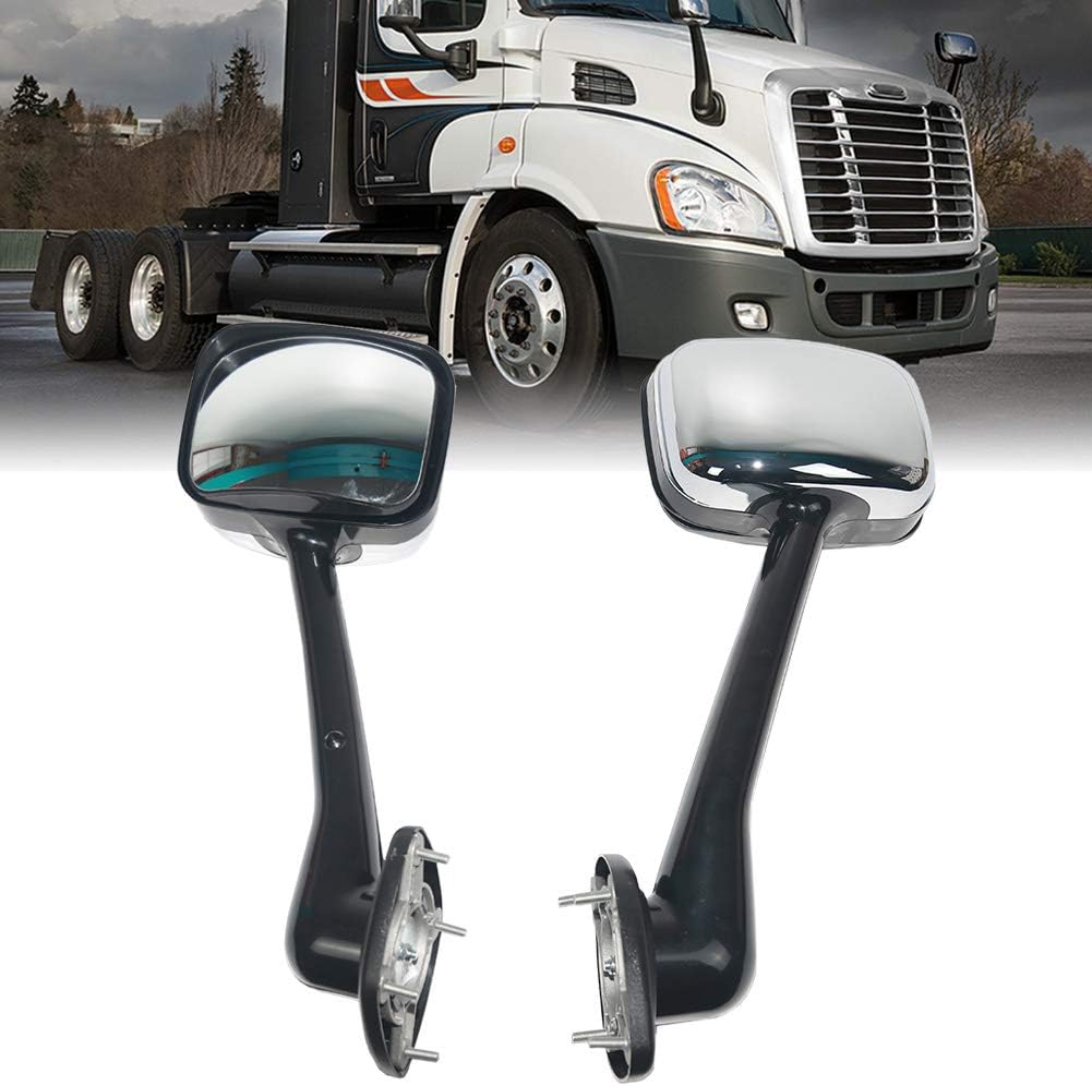 Chrome Hood Mirror Pair Set F747576