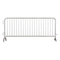 Galvanized Steel 8 ft Heavy Duty Interlocking Metal Barricade Y961