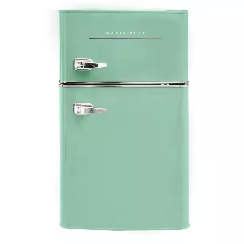 Mint Green 3.2 cu. ft. 2-Door Mini Fridge E7322