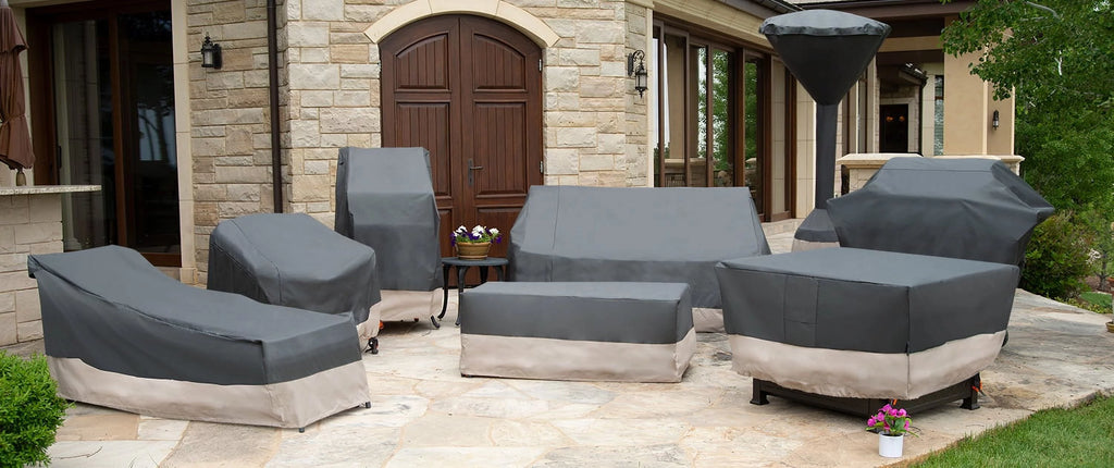 Gray Patio Swing Cover Y366491