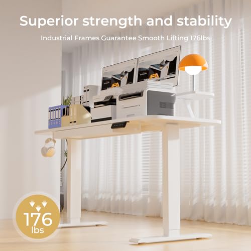 Black Electric Standing Desk with Drawers I6087