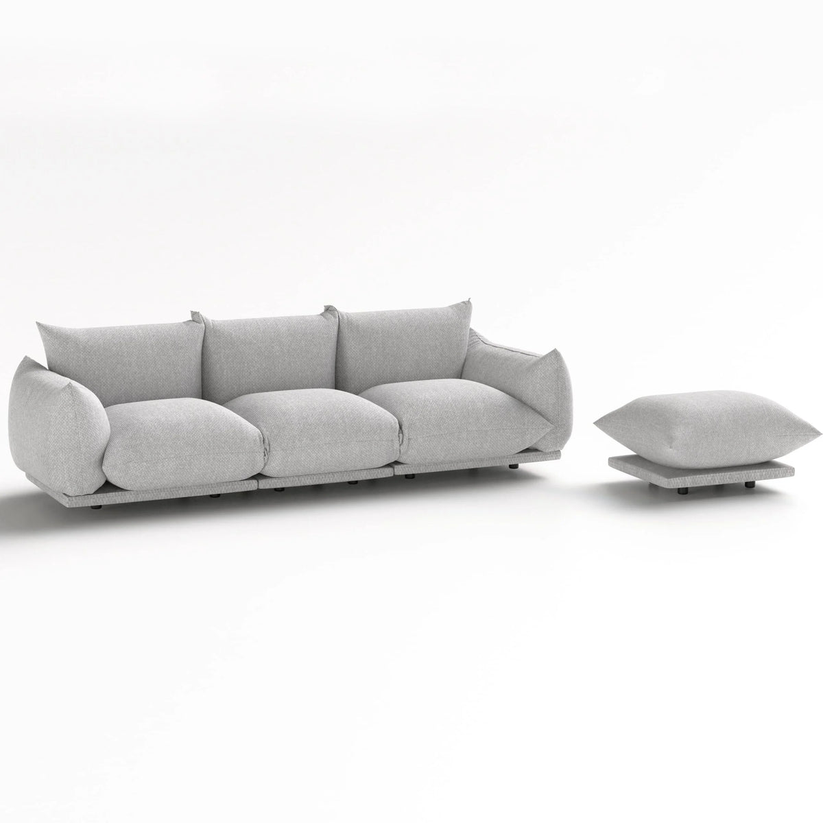 Gray L Shape Sectional Sofa S946