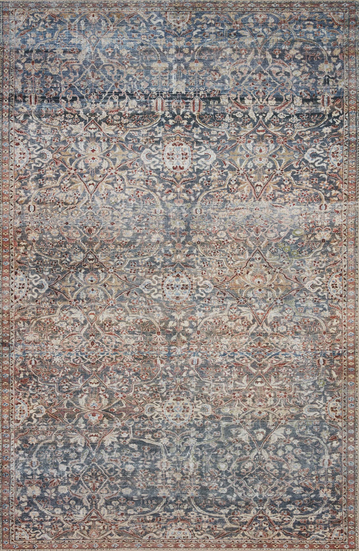 Denim Spice 2'6 x 9'6 Rug S3164