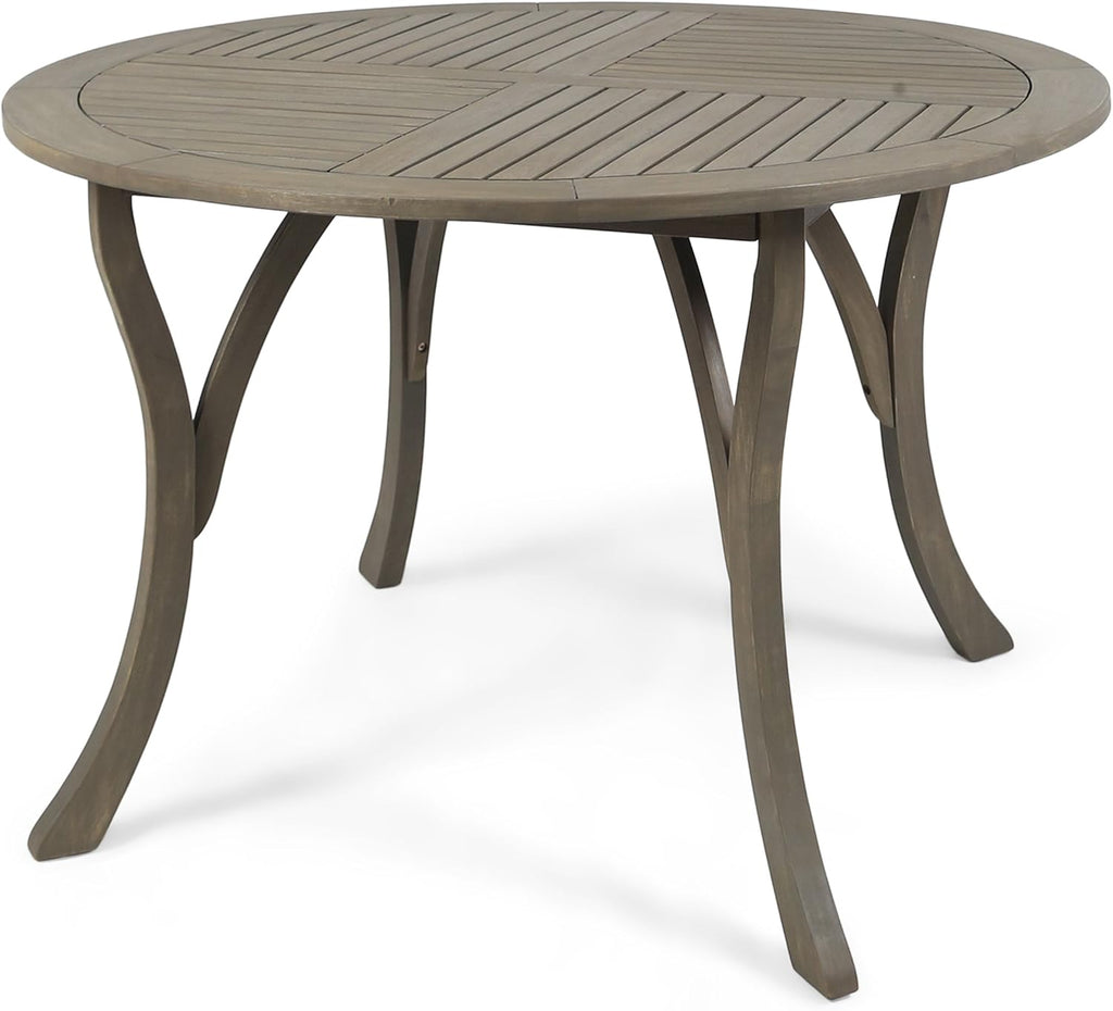 47 Round Acacia Wood Dining Table R6912