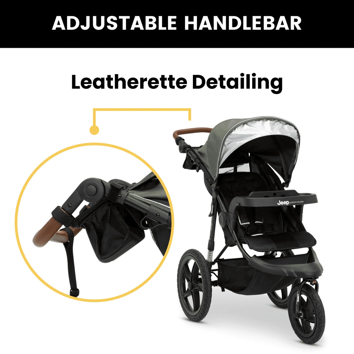 Black Jogging Stroller V195734