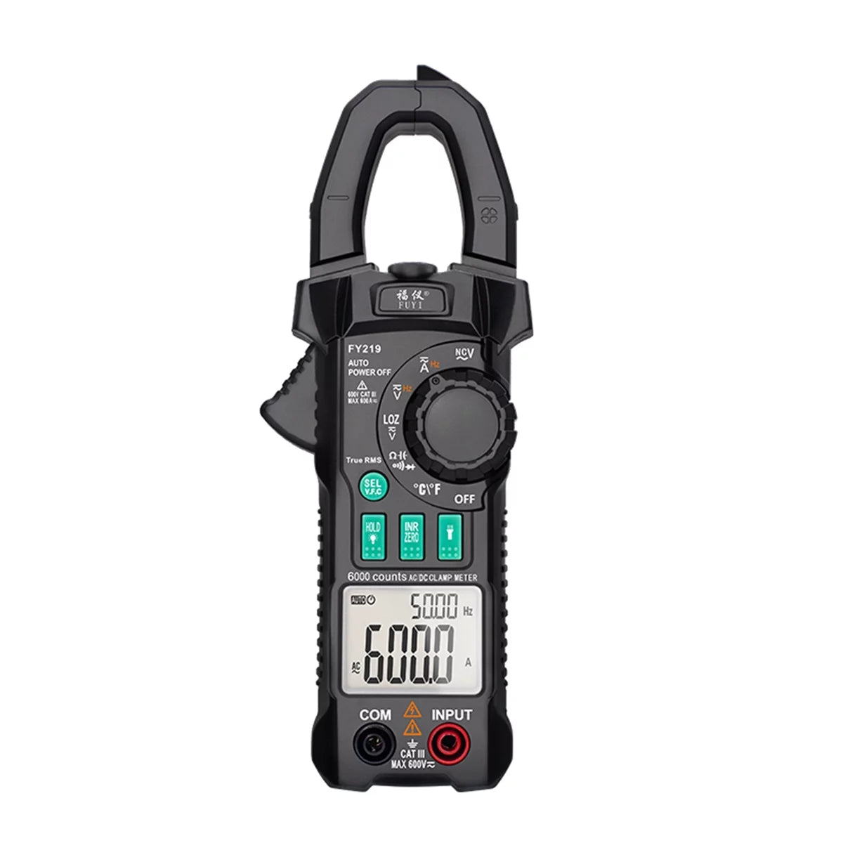 6000 Count True RMS AC DC Clamp Meter H841