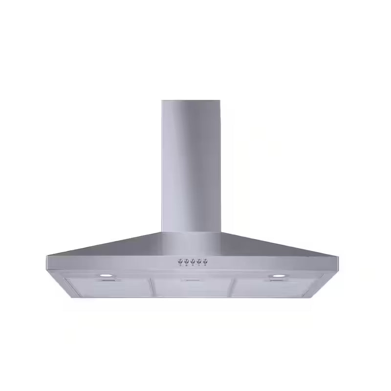 36 in. 350CFM Convertible Wall Mount Range Hood in Stainless Steel E3040
