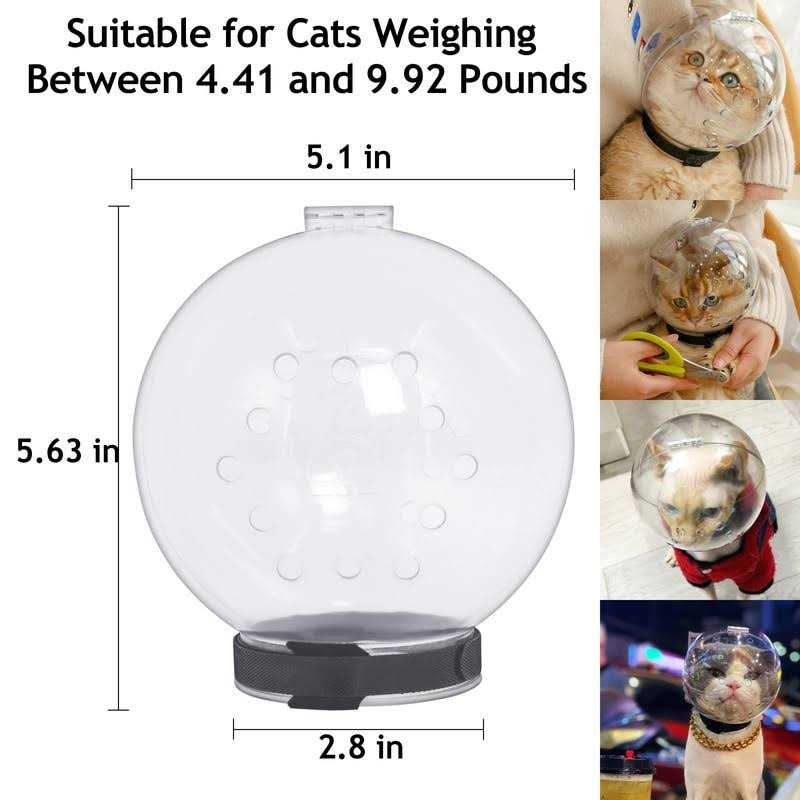 Transparent Breathable Cat Muzzle M Size P7030