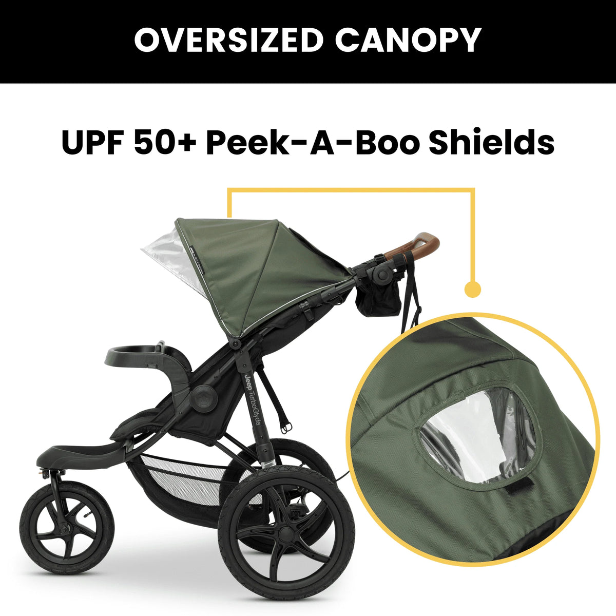 Black Jogging Stroller V195734