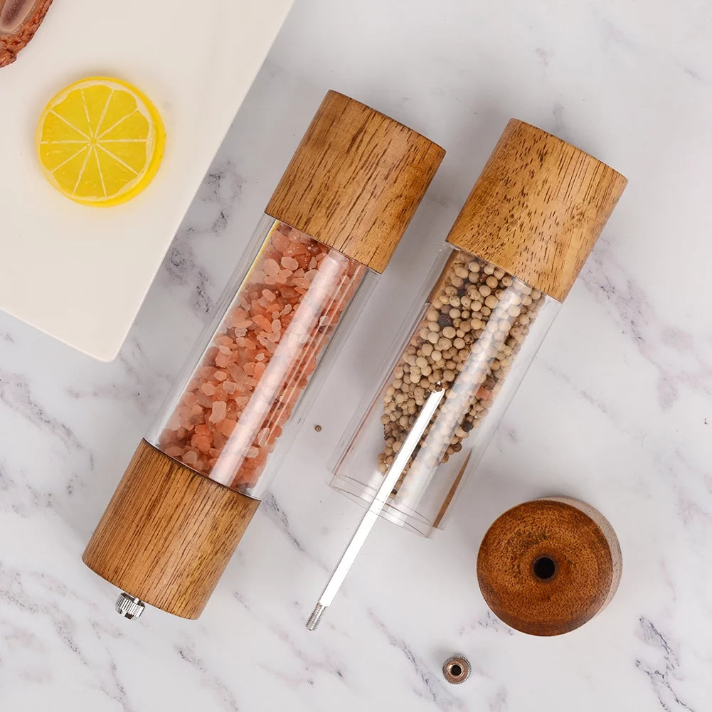 Acrylic Salt and Pepper Grinder Set 2 Pack E374