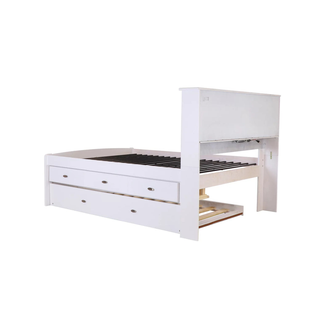 Solid Pine Bookcase Bed G250747