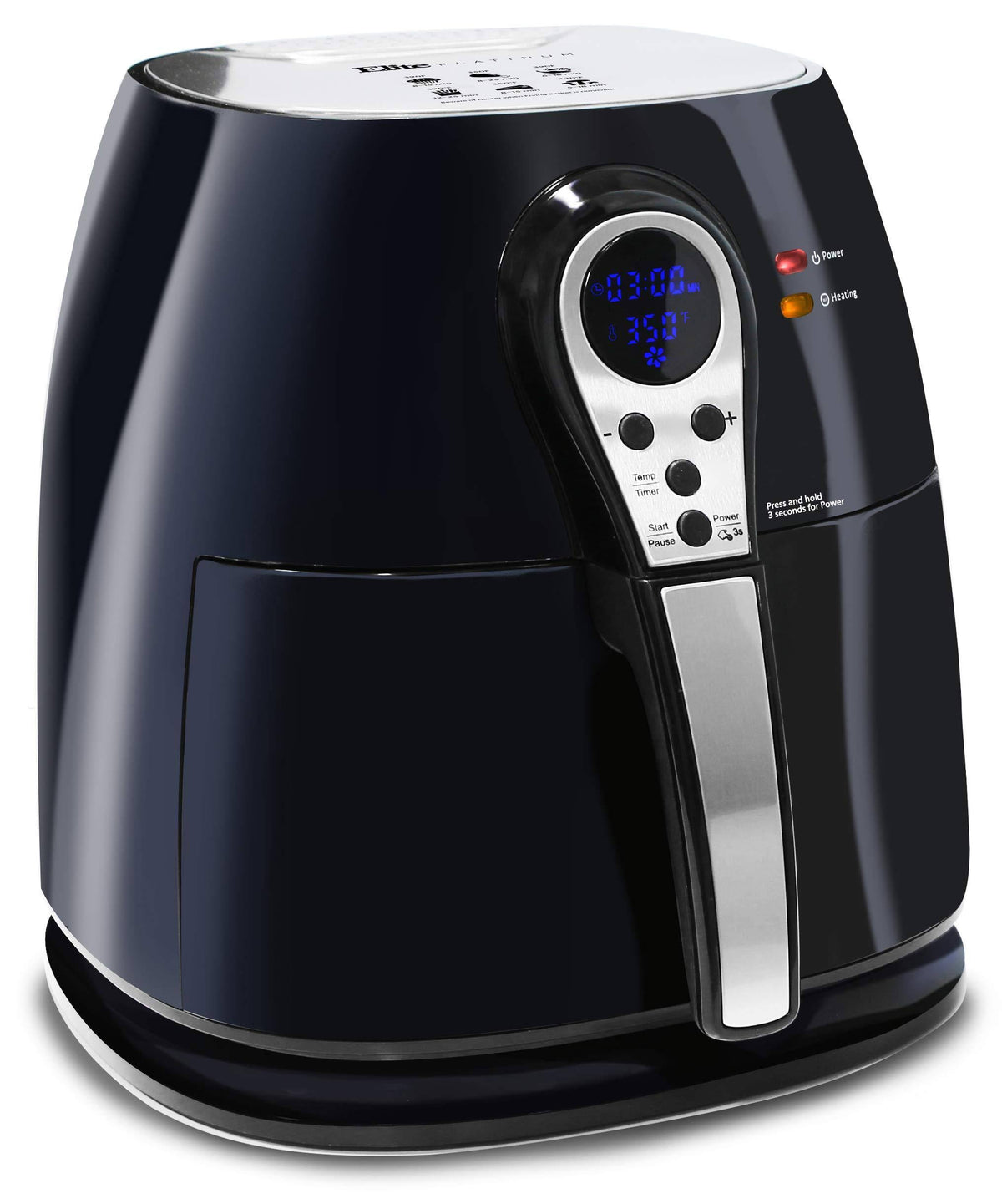 Digital Air Fryer 3.2 qt Black/Silver S288687