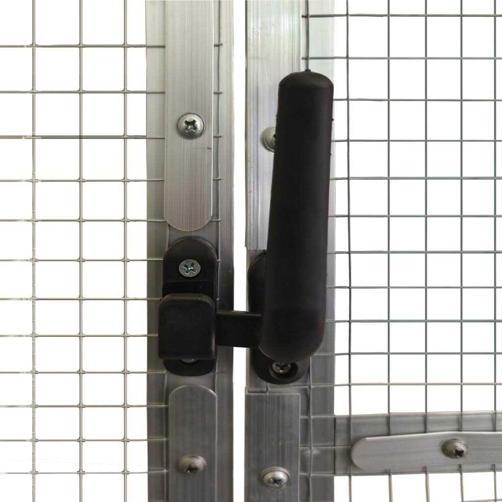 Silver 179x100x185 cm Aluminium B942