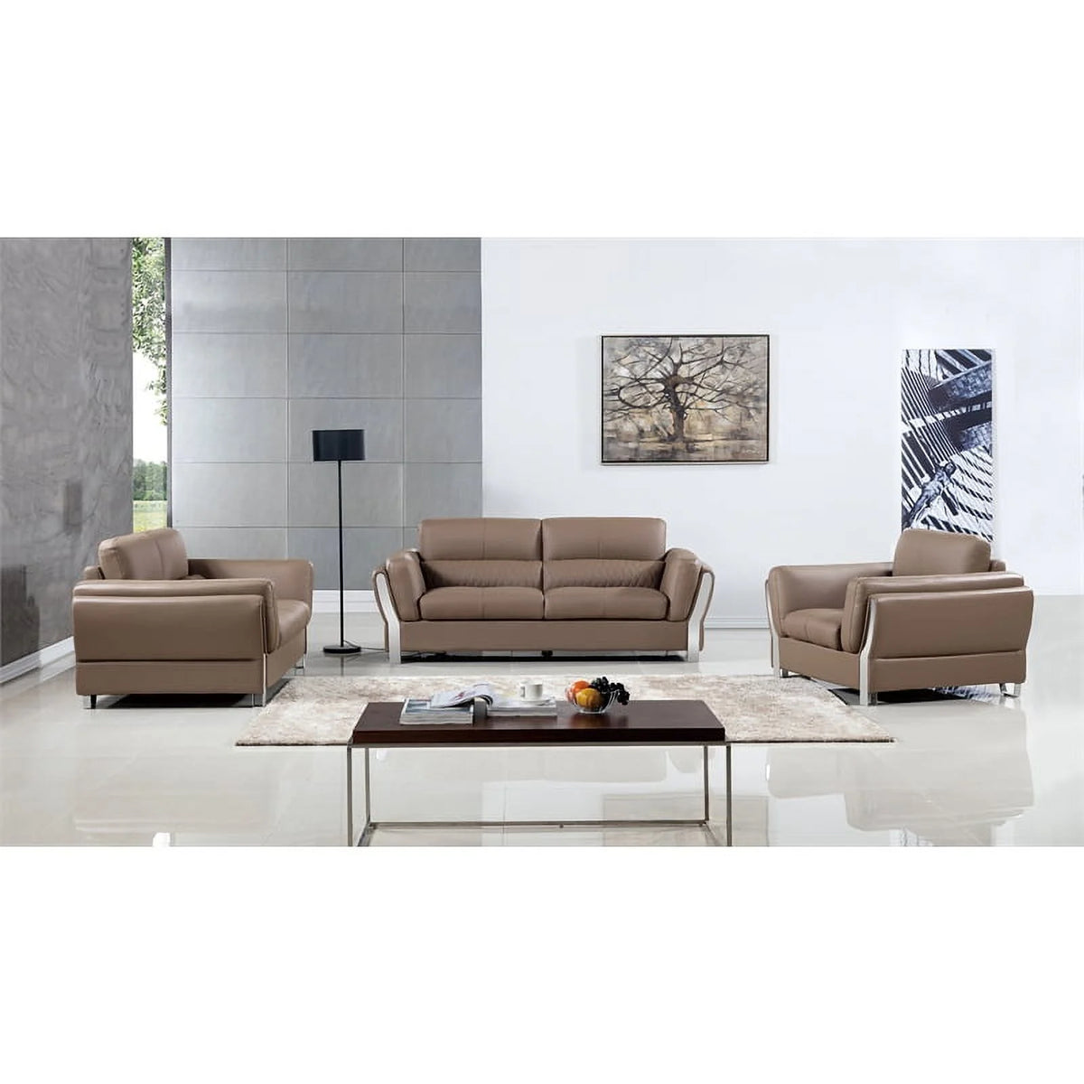 Microfiber Leather Sofa C2155