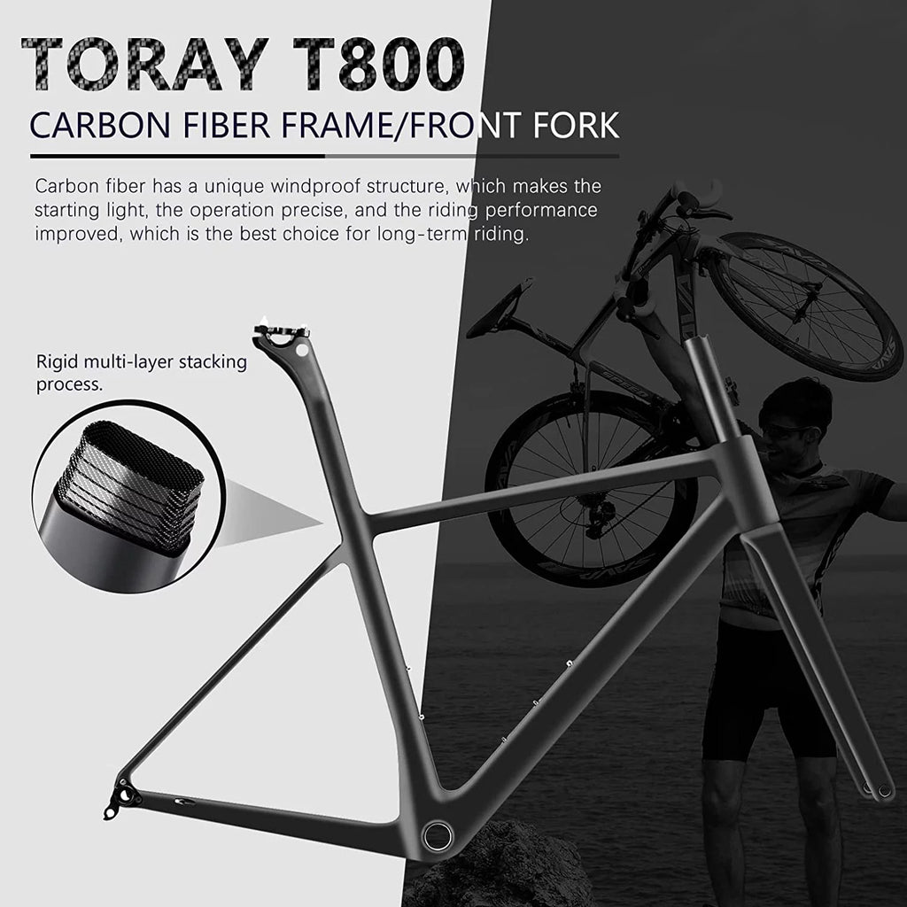 Carbon Fiber 700C Road Bike 18 Speed G280157