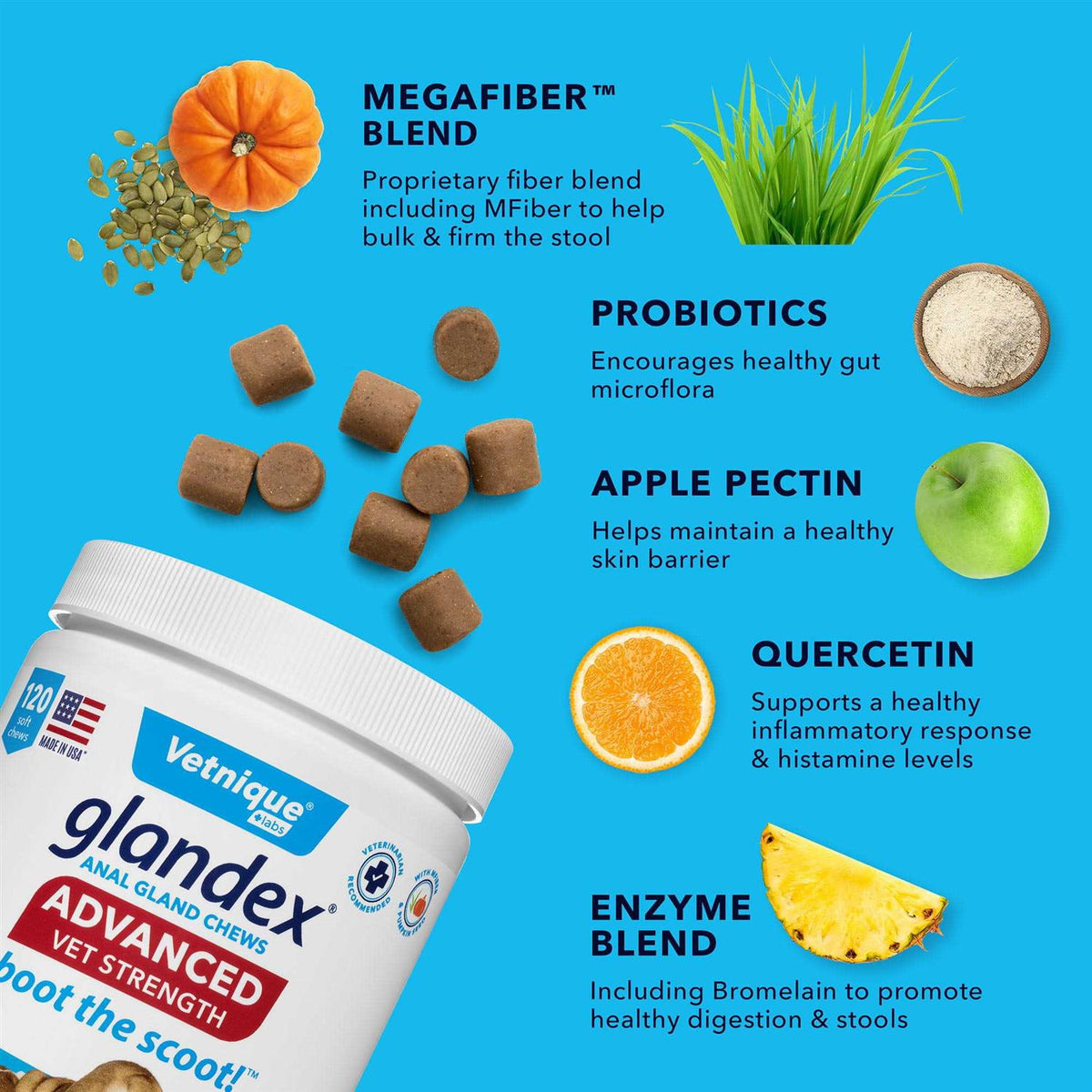 Anal Gland Soft Chews for Dogs V3314