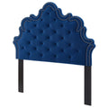 Blue Velvet Tufted Headboard I965400