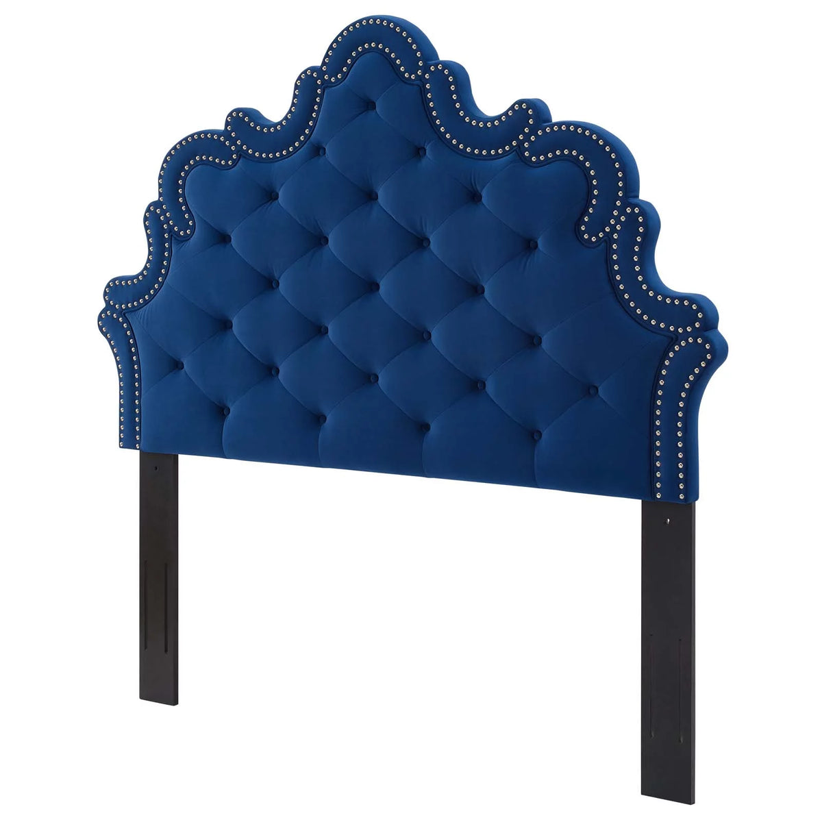 Blue Velvet Tufted Headboard I965400