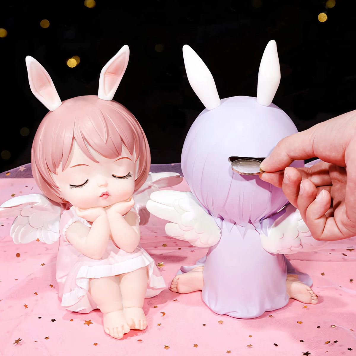 Pink Piggy Bank for Girls F705