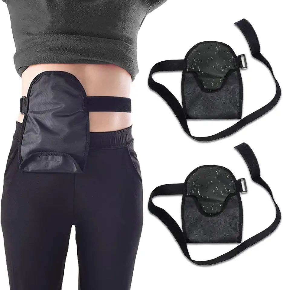 2 Pack Waterproof Ostomy Bag Covers Adjustable Stoma Pouch Protector E543909