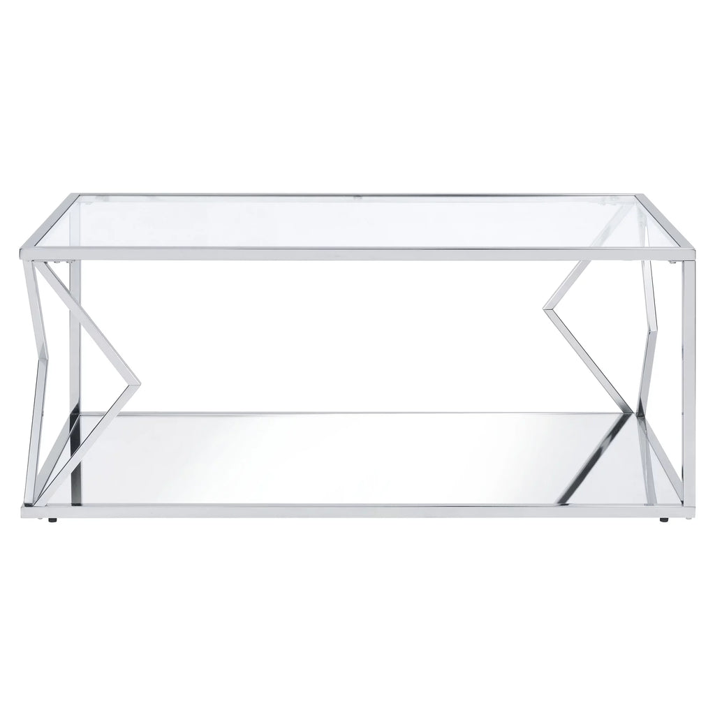 Glass Top Rectangular Coffee Table O961