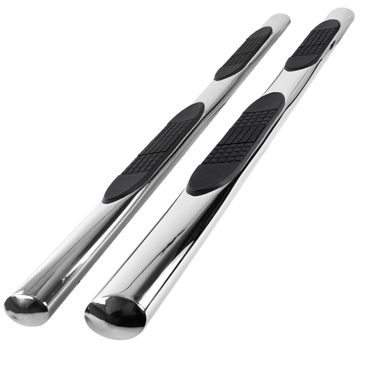4 inch Oval Stainless Finish Side Step Bars H351819