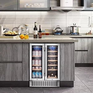 24in Dual Zone Wine and Beverage Refrigerator B86518