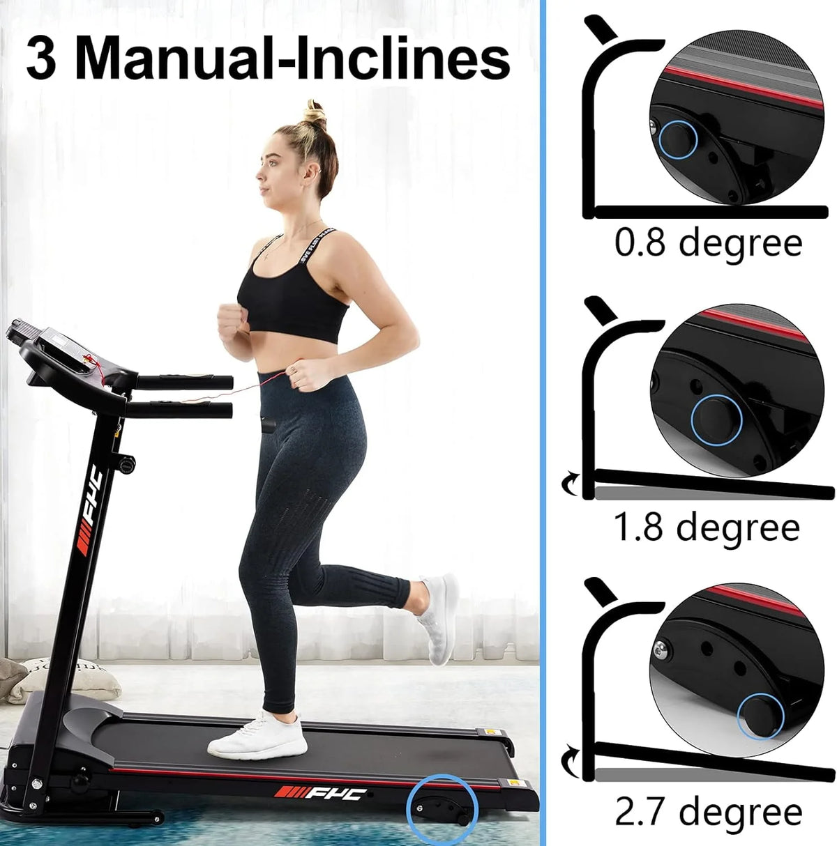 Folding Treadmill with Incline Electric Motorized Running Machine G703