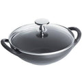 Cast Iron Wok with Lid Q286274
