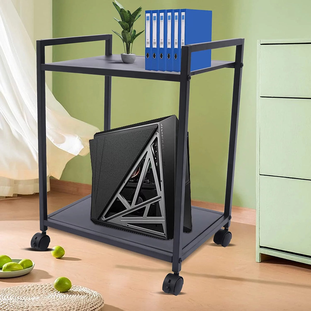 Computer Tower Stand with Lockable Wheels X14710