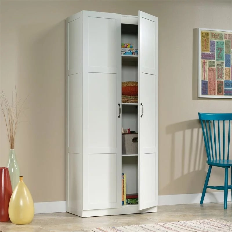 White 2 Door Storage Cabinet E50811