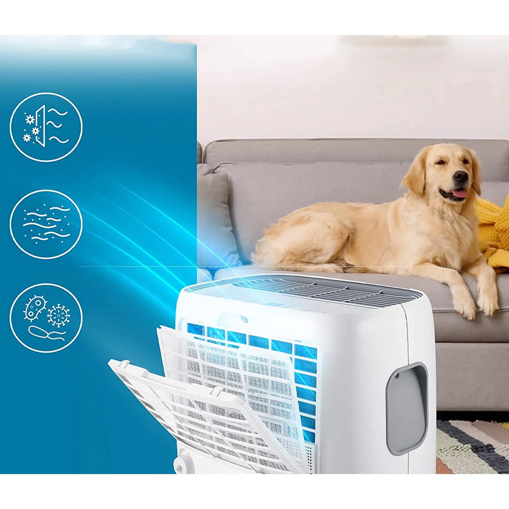 50 Pint Dehumidifier with Voice Control, White V489676