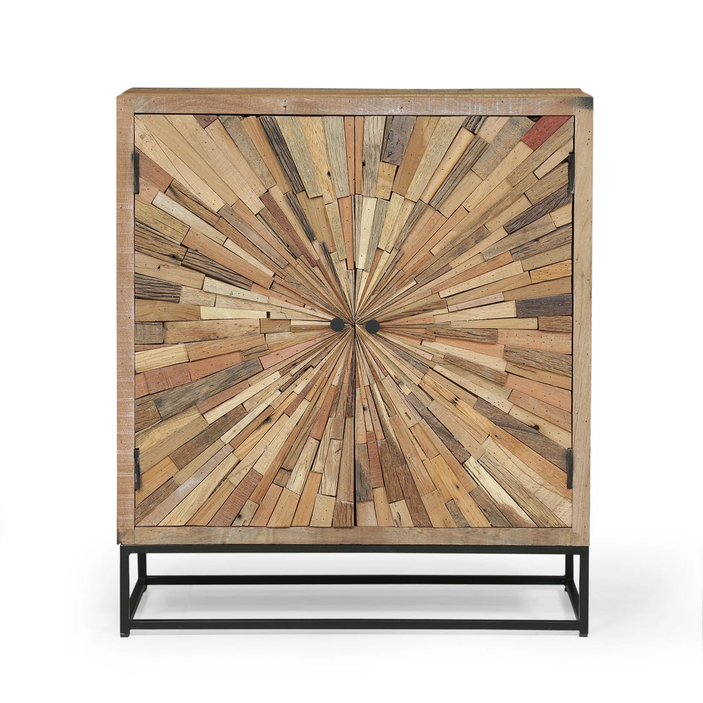 Handcrafted Wooden 2 Door Cabinet J3179