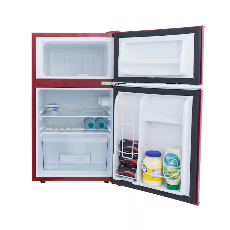Mint Green 3.2 cu. ft. 2-Door Mini Fridge E7322